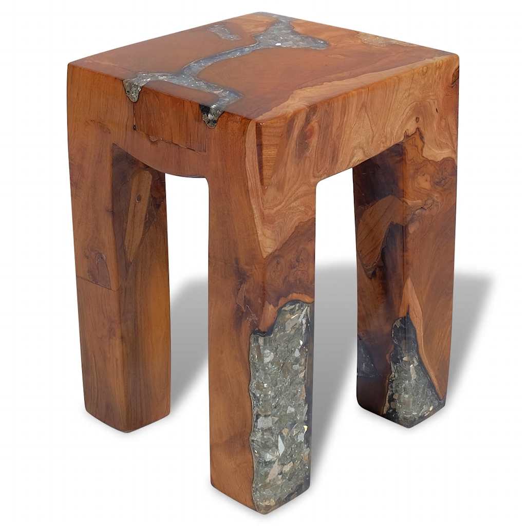 Krakk heltre teak og harpiks - number 7.