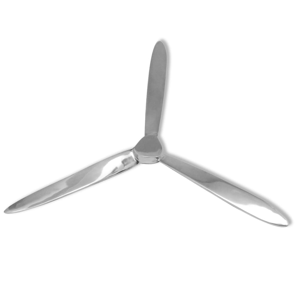 Wall-mounted propeller aluminum silver 70 cm - number 1.