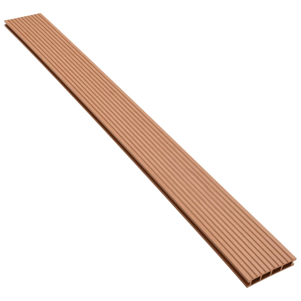 Wpc terrassebrædder med tilbehør 20 m² 2,2 m brun - number 4.