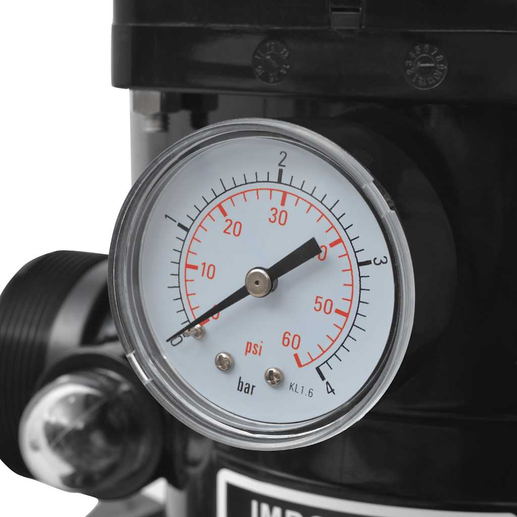 Sand filter for pool multivalve with 6 settings blue 460 mm - number 5.