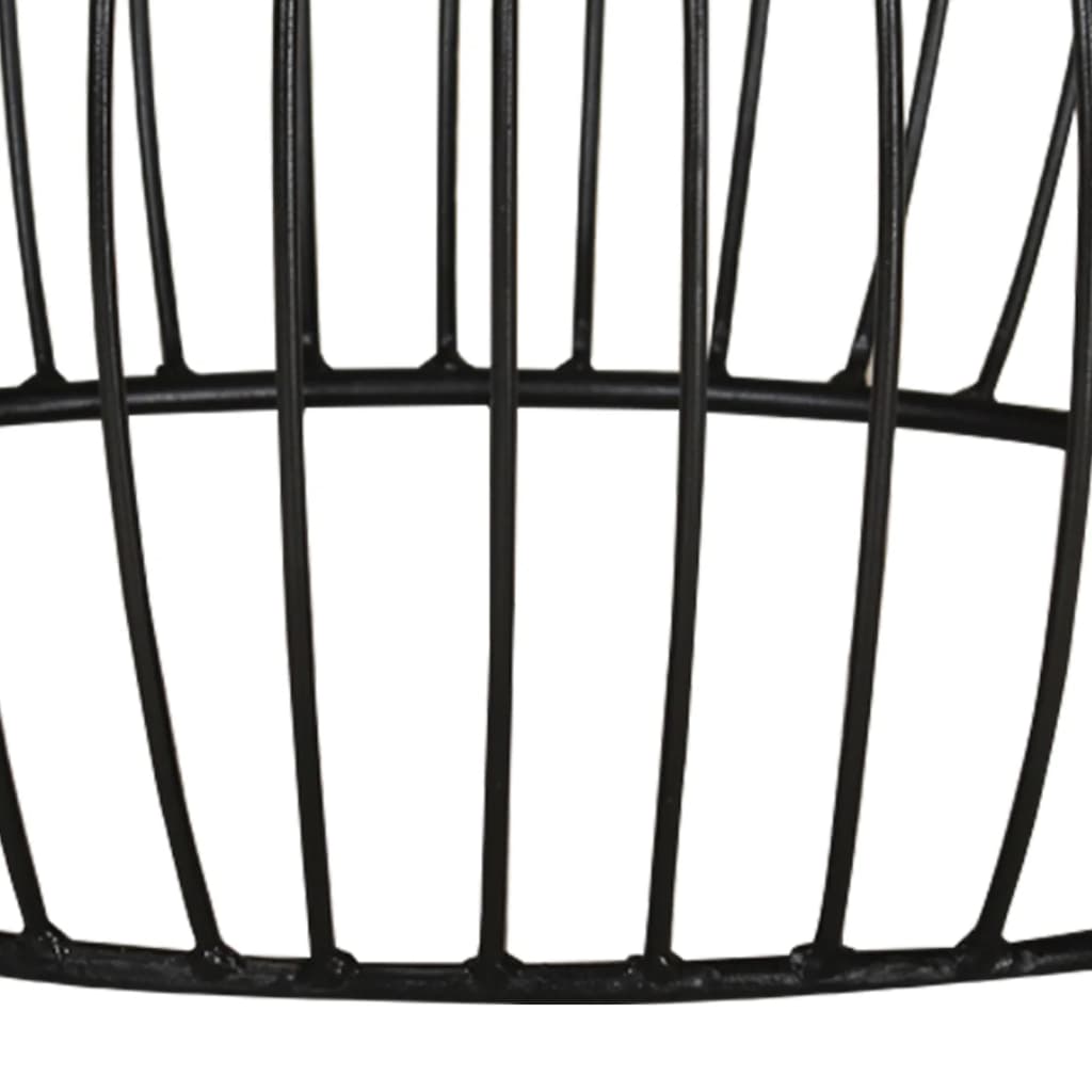 Sofabord rundt 68x37 cm massivt genbrugstræ - number 3.