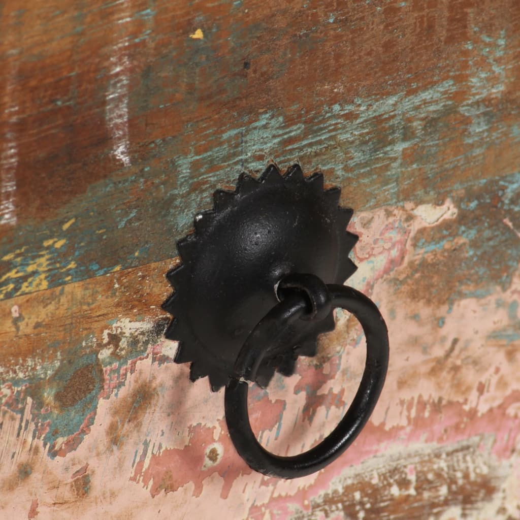 Skrivebord massivt genbrugstræ - number 7.