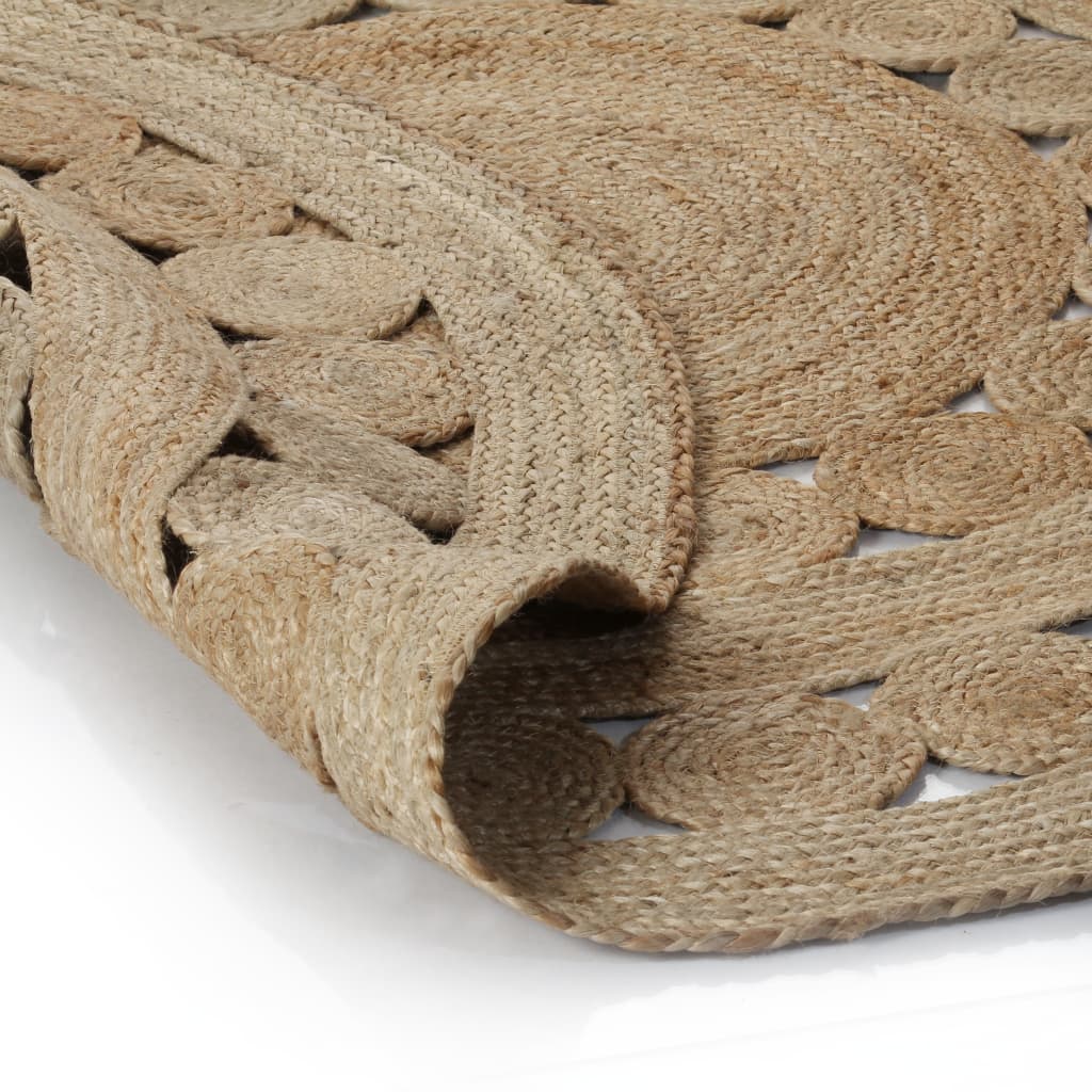 Rug braided design jute 150 cm round - number 2.