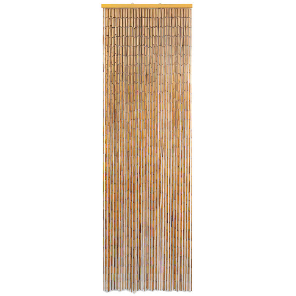 Rideau anti-insectes pour la porte en bambou - marron, 56 x 185 cm - number 2.