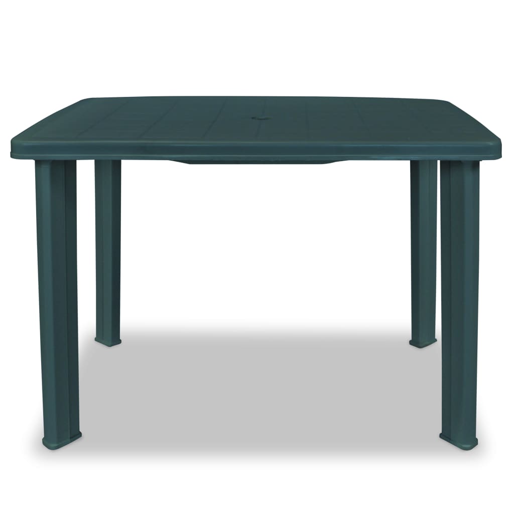 Tavolo da giardino in plastica - verde, 101 x 68 x 72 cm, 1 - number 2.