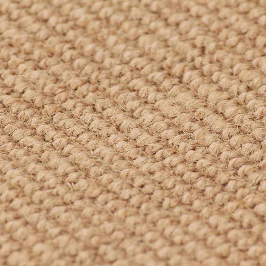 Jute carpet with latex underside natural color - light brown, 140 x 200 cm - number 2.