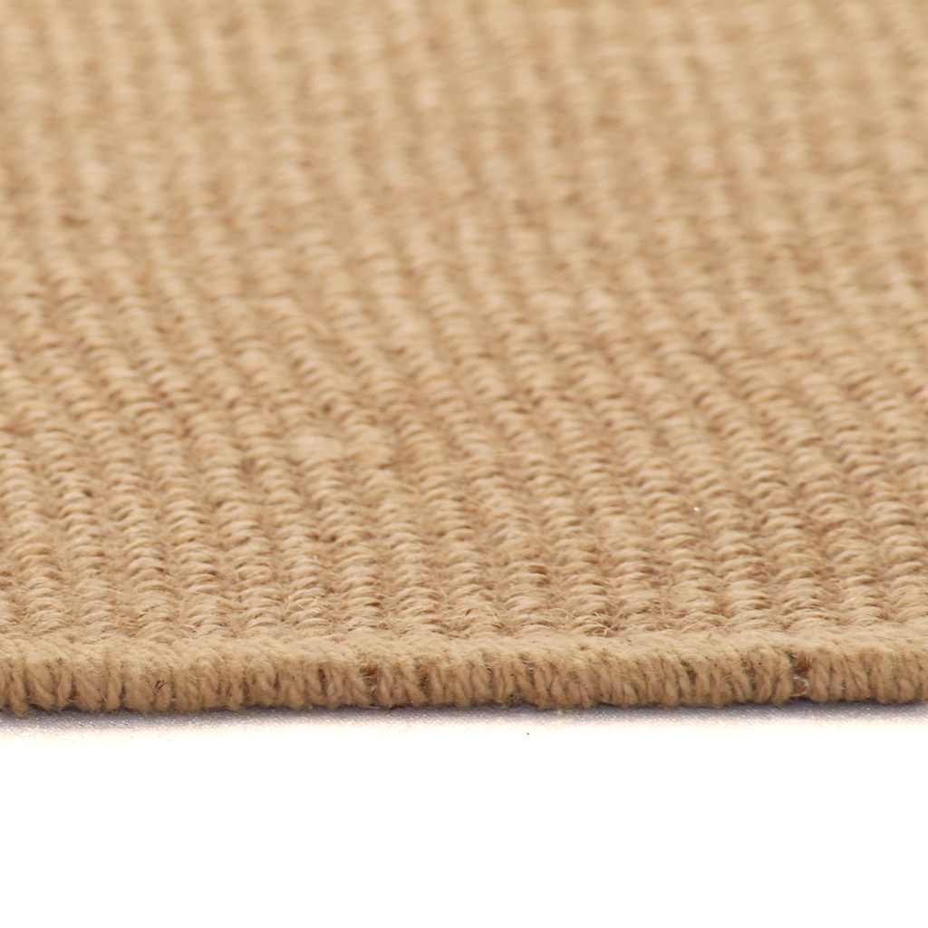 Jute carpet with latex underside natural color - light brown, 140 x 200 cm - number 3.