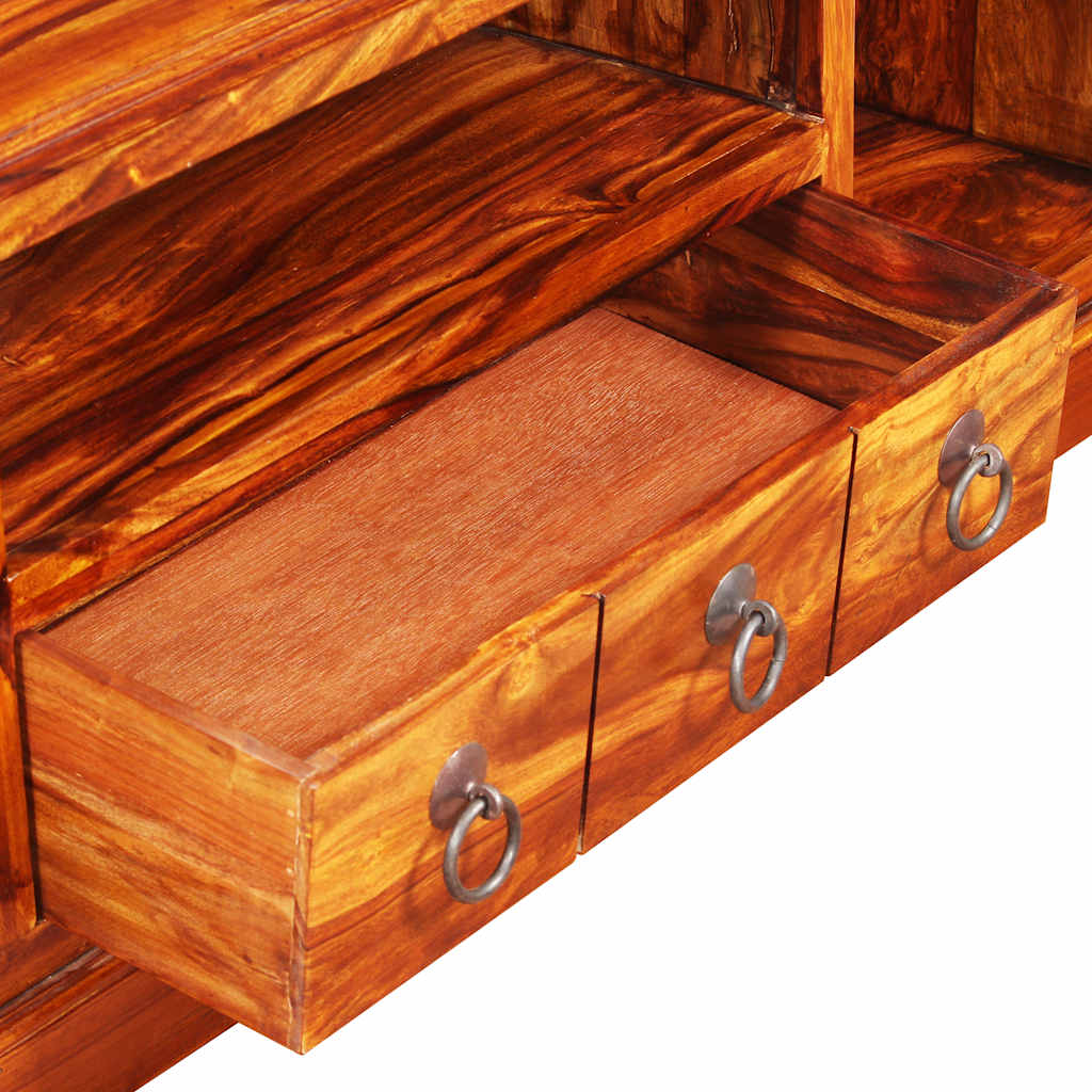 Tv-bord i massivt sheeshamträ 120 x 30 x 40 cm - number 6.