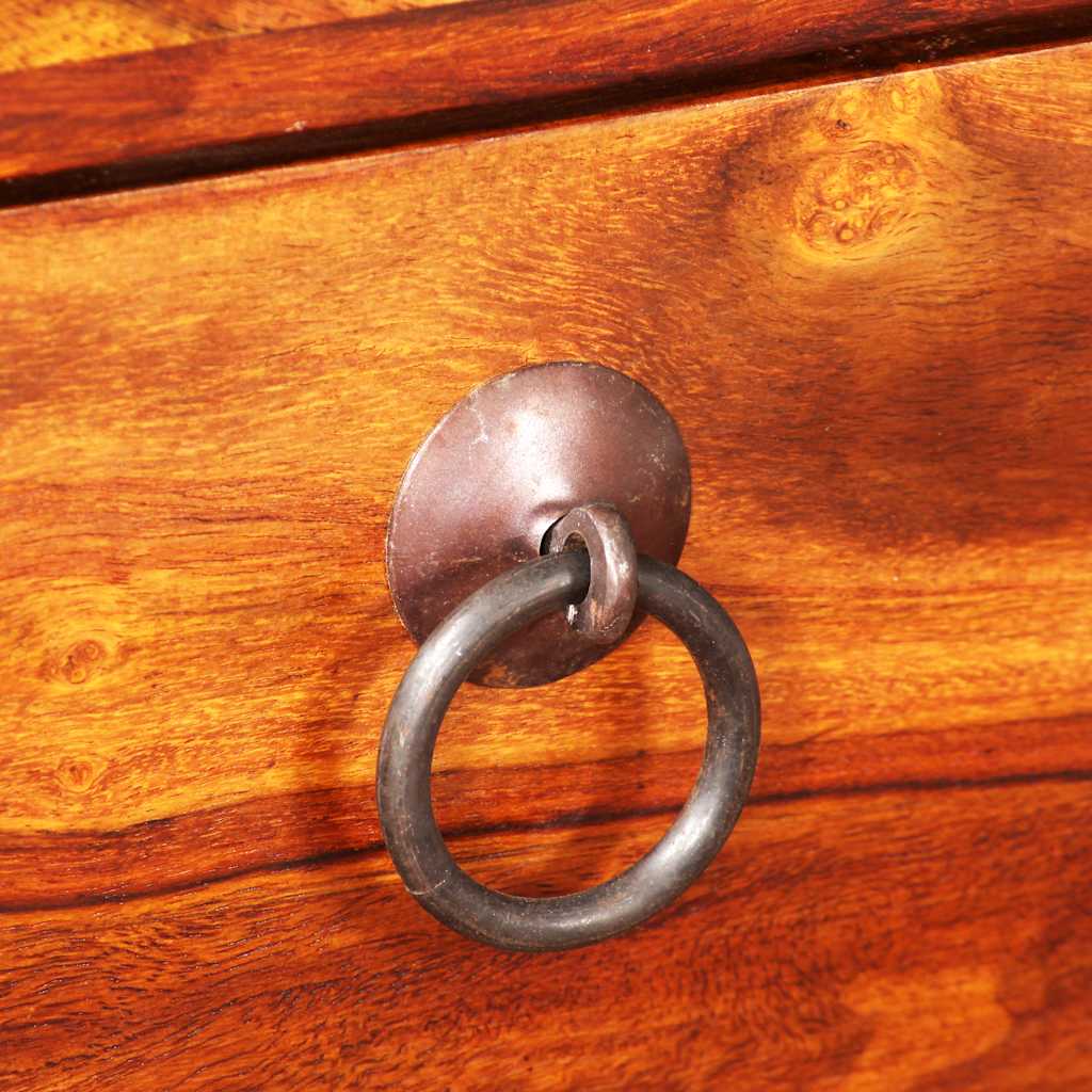 Tv-bord i massivt sheeshamträ 120 x 30 x 40 cm - number 8.