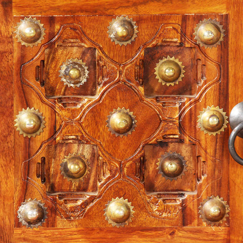 Tv-bord i massivt sheeshamträ 120 x 30 x 40 cm - number 7.