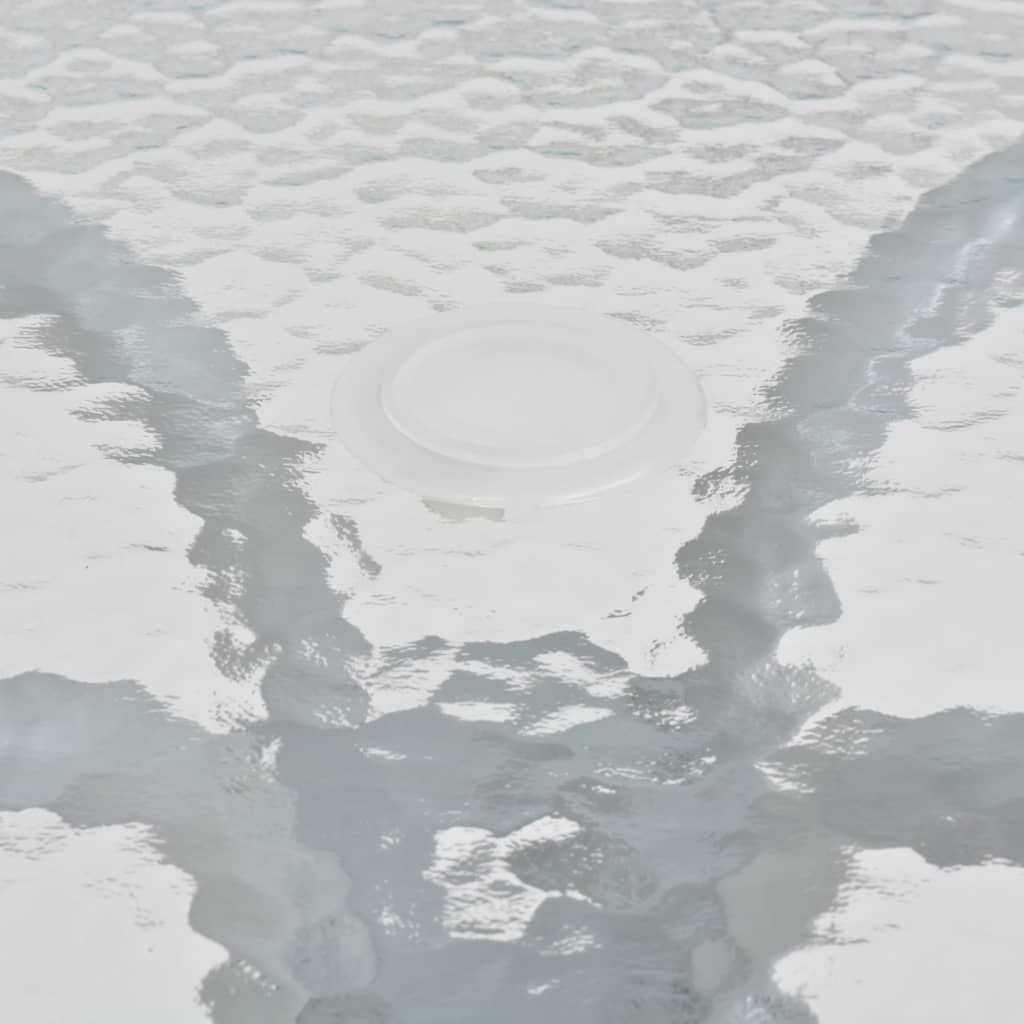 Garnitura vanjskog blagovaonskog stola od 6 dijelova čelika i tekstila siva - number 5.