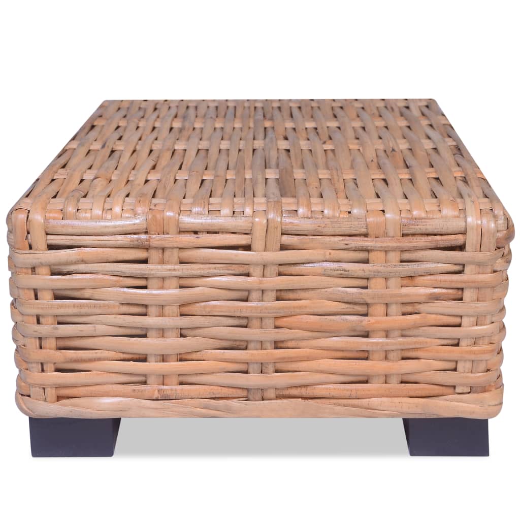 Sofabord i naturrattan 45 x 45 x 30 cm - number 1.