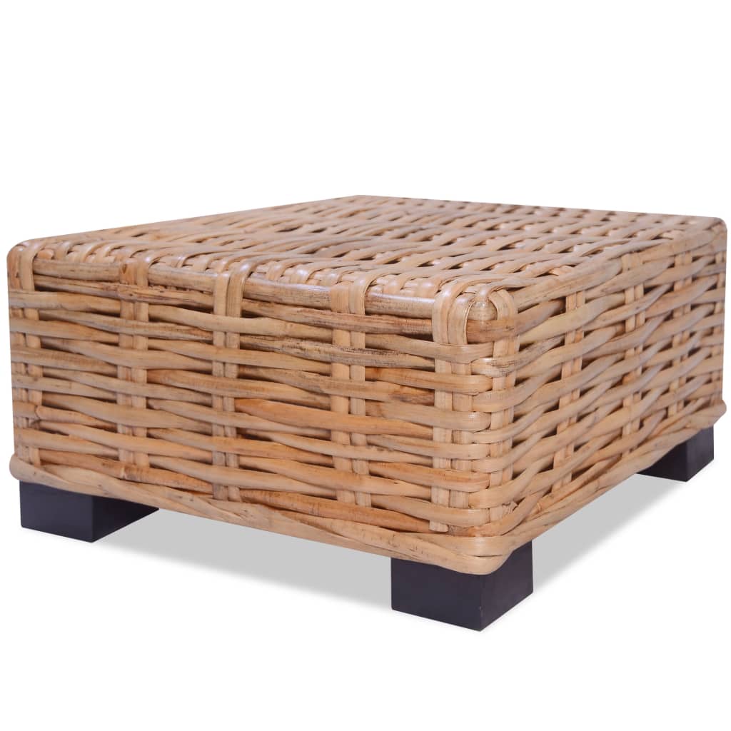 Sofabord i naturrattan 45 x 45 x 30 cm - number 2.