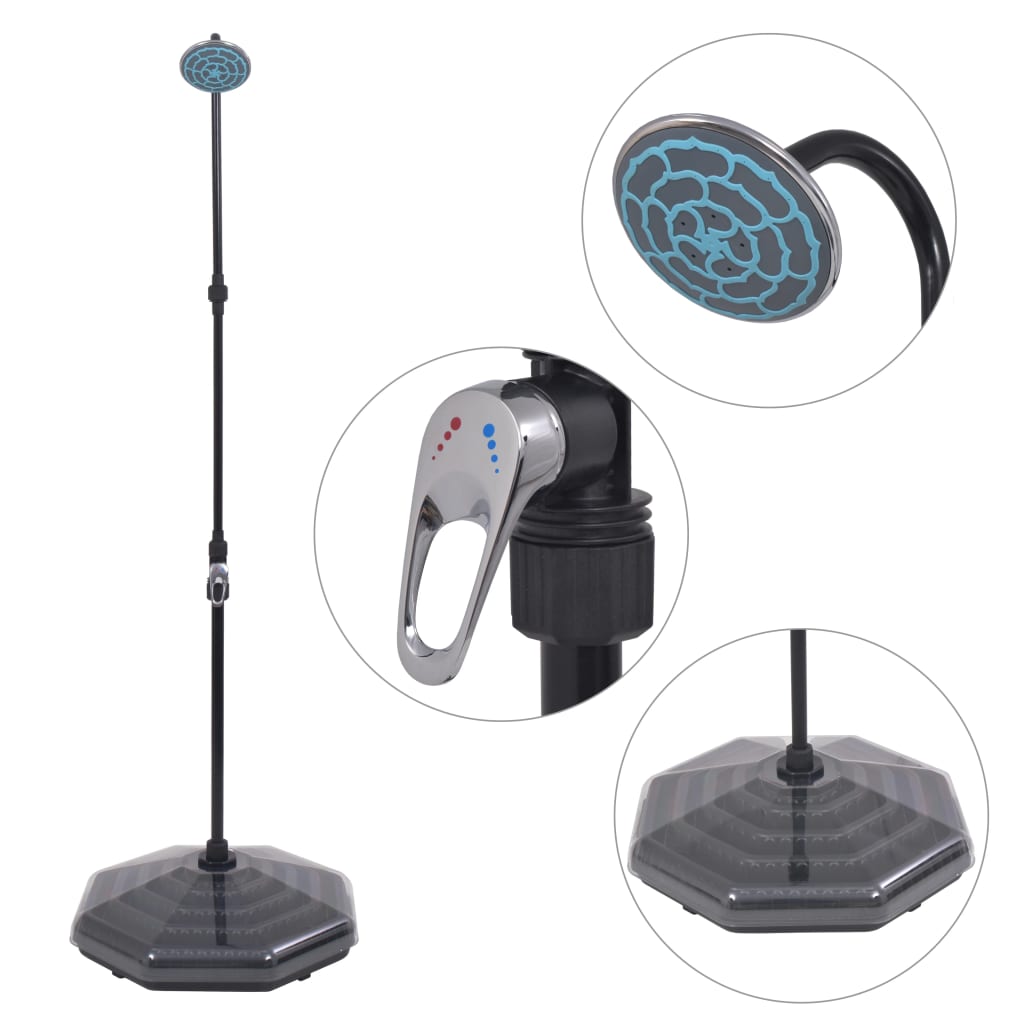 Douche solaire chauffante 20 l aluminium hdpe - number 1.