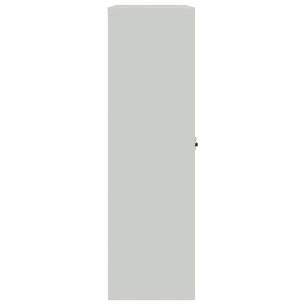 Uredski ormar 90 x 40 x 140 cm čelično sivi - number 5.