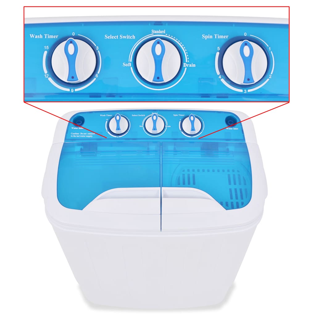 Mini lave-linge double tambour 5,6 kg - number 4.