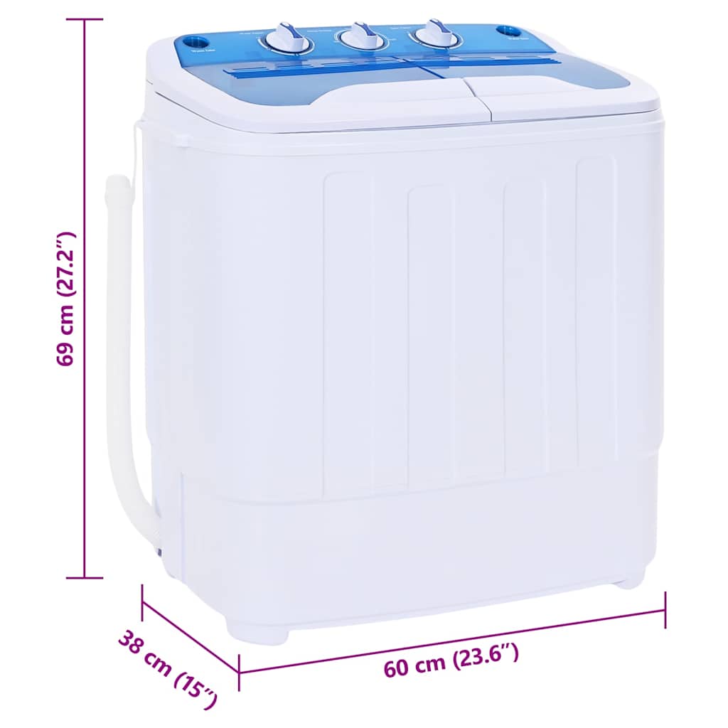 Mini lave-linge double tambour 5,6 kg - number 8.