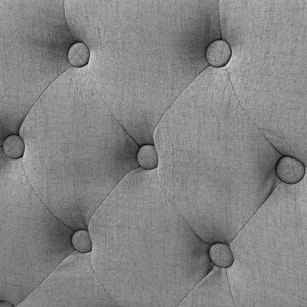 Spisebordsstole stk. stof - lysegrå, 4 - number 5.