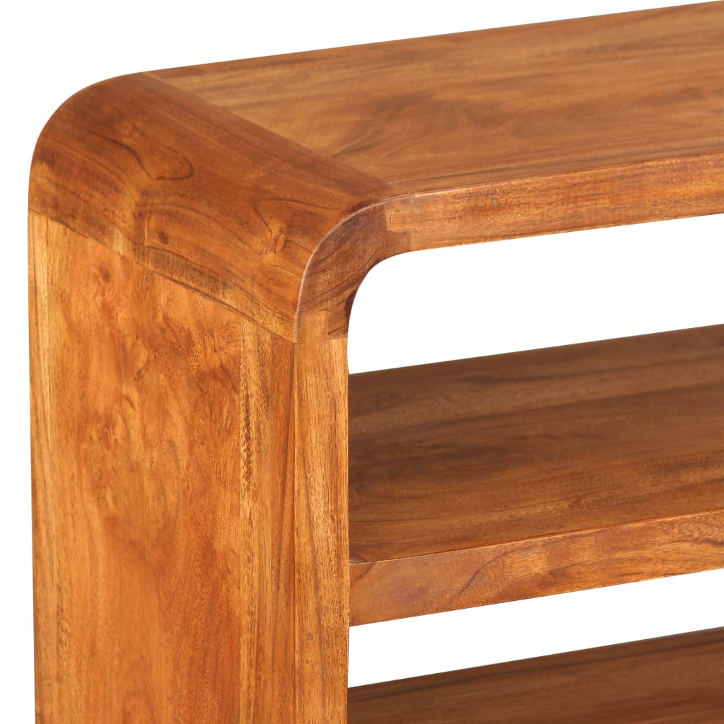 Tv-skab 90x30x55 cm massivt akacietræ - number 8.