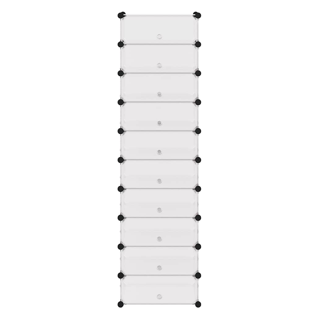 Kompozitni ormarić za cipele sa 10 pretinaca - bijeli, 1 - number 3.