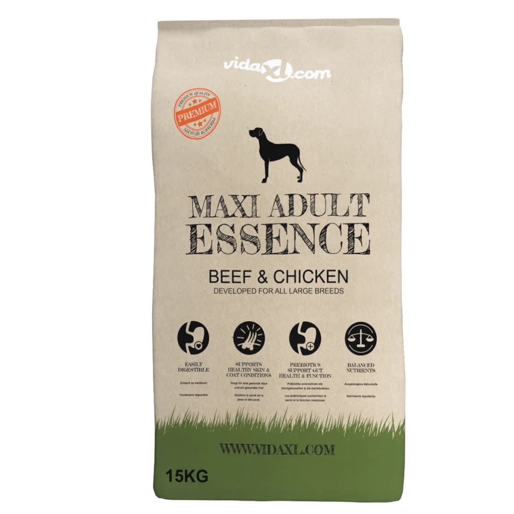 Croquettes de luxe pour chiens maxi adult essence boeuf & poulet 15 kg - number 2.