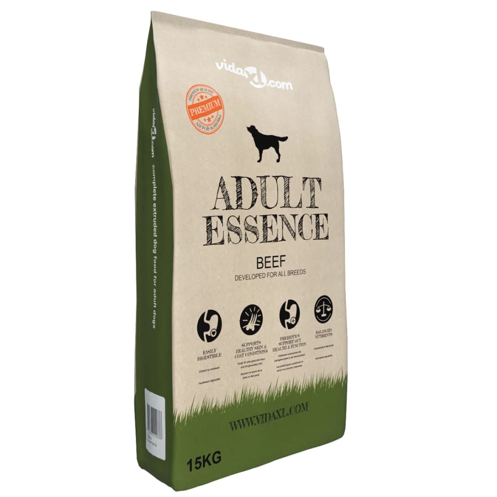 Croquettes de luxe pour chiens adultes essence boeuf 15 kg - number 1.