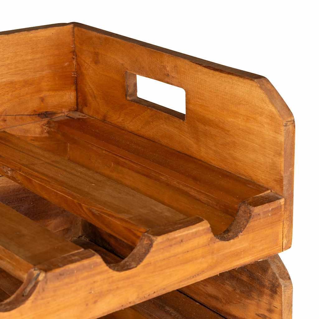 Stalci za vino 4 kom. za 16 boca punog mahagonija - number 9.