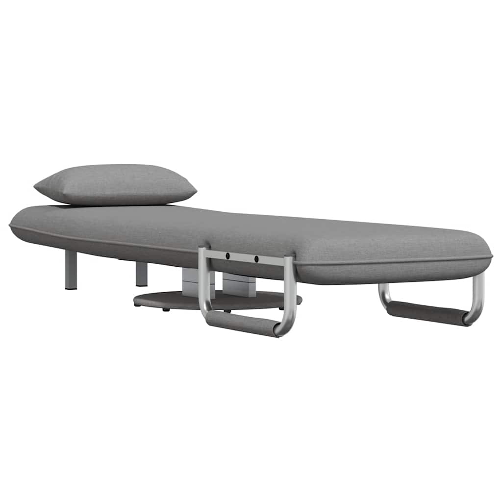 Drejestol og sovesofa lysegrå - number 3.