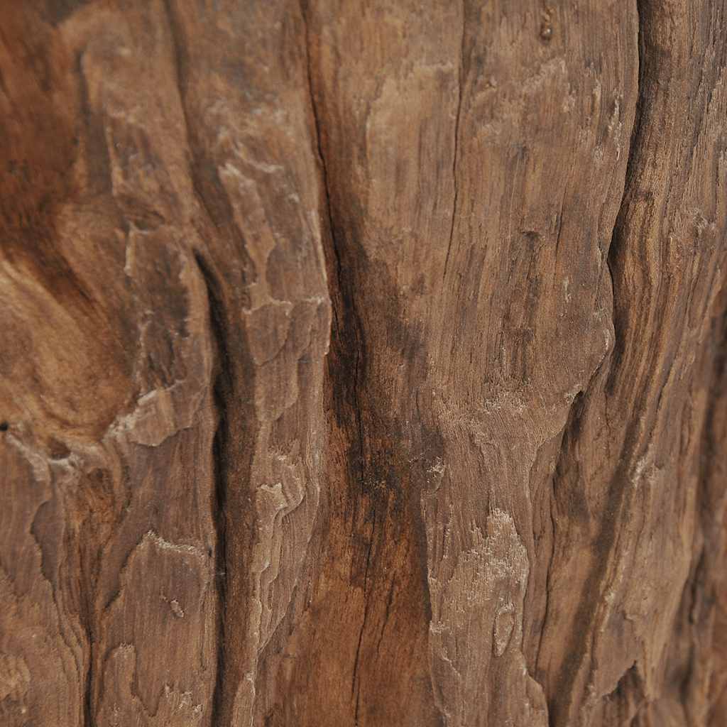 Stolik kawowy 50x40 cm drewno tekowe szkło - number 10.