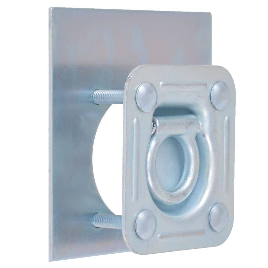 Surringsringe til trailer stk. galvaniseret stål 2000 kg - sølv, m8, 6 - number 4.