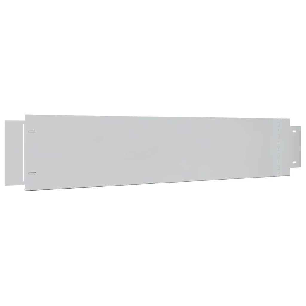 Havekanter 5 stk. galvaniseret stål 100 x 19 cm - number 4.