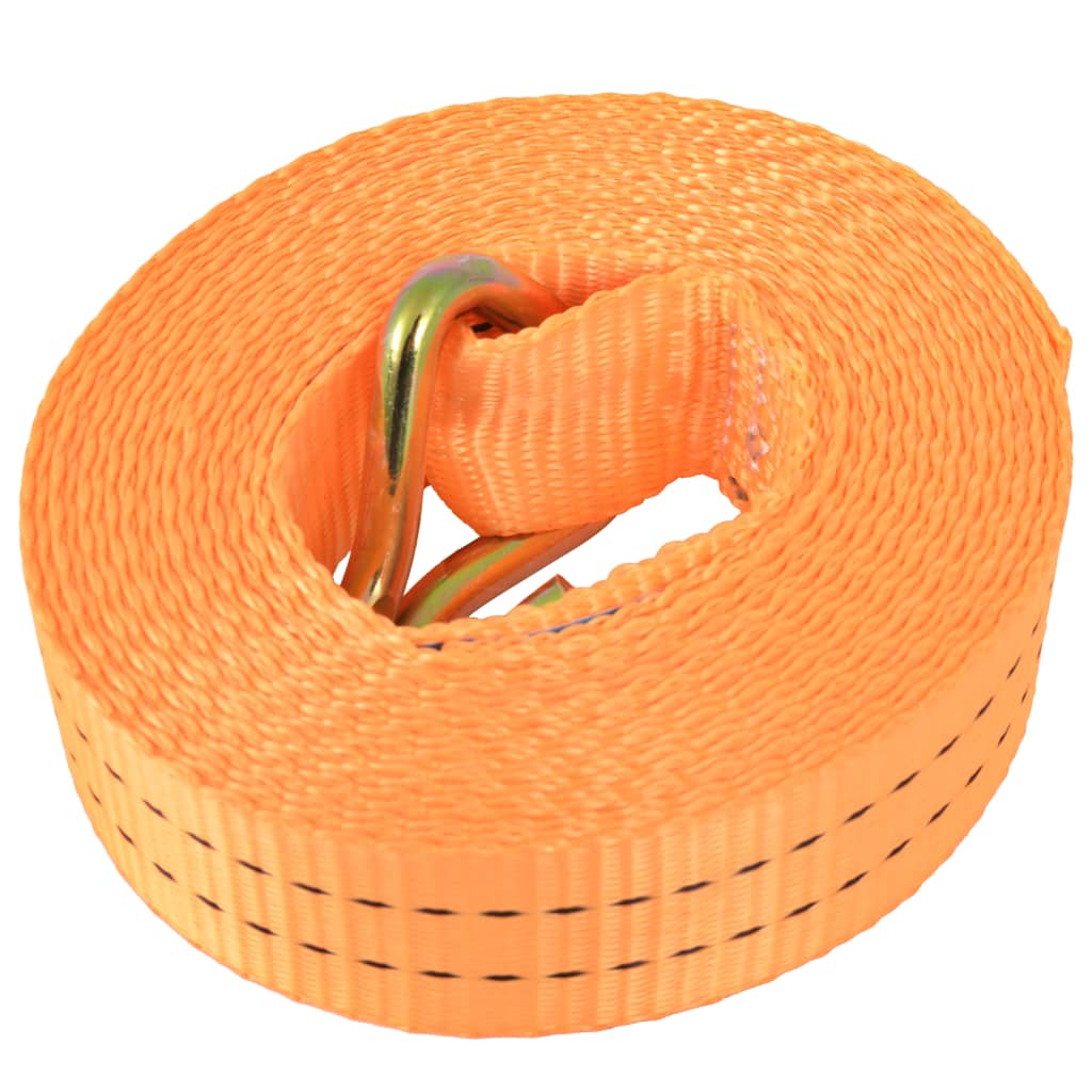 Surringsbånd 10 stk. 1 ton 6 m x 38 mm orange - number 3.