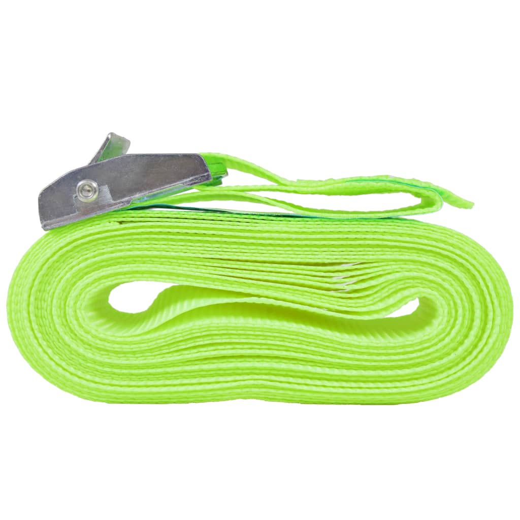 Surringsbånd 10 stk. 0,25 ton 5 m x 25 mm fluorescerende grøn - number 3.