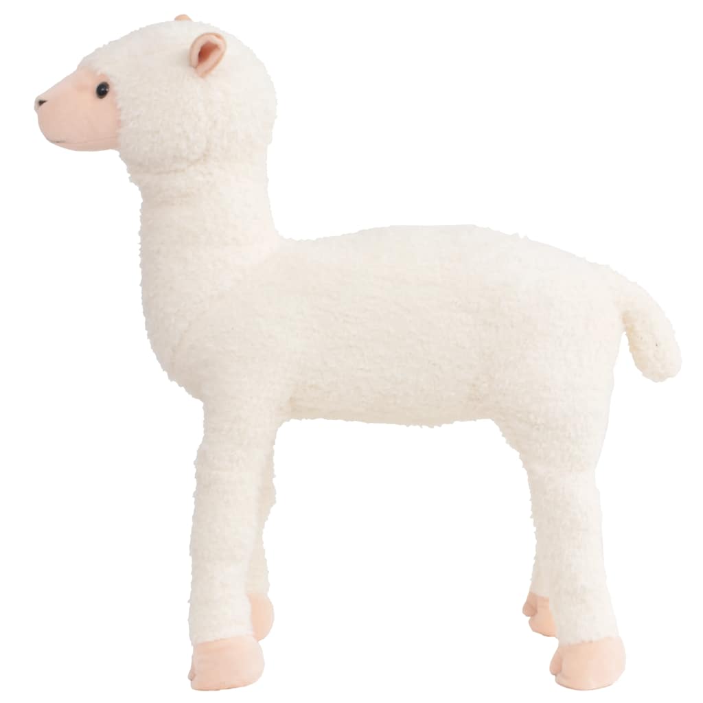 Peluche alpaga debout en tissu xxl blanc - number 2.
