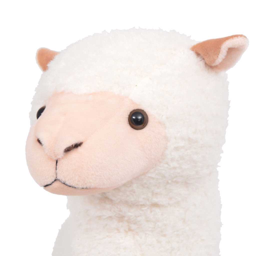 Peluche alpaga debout en tissu xxl blanc - number 3.