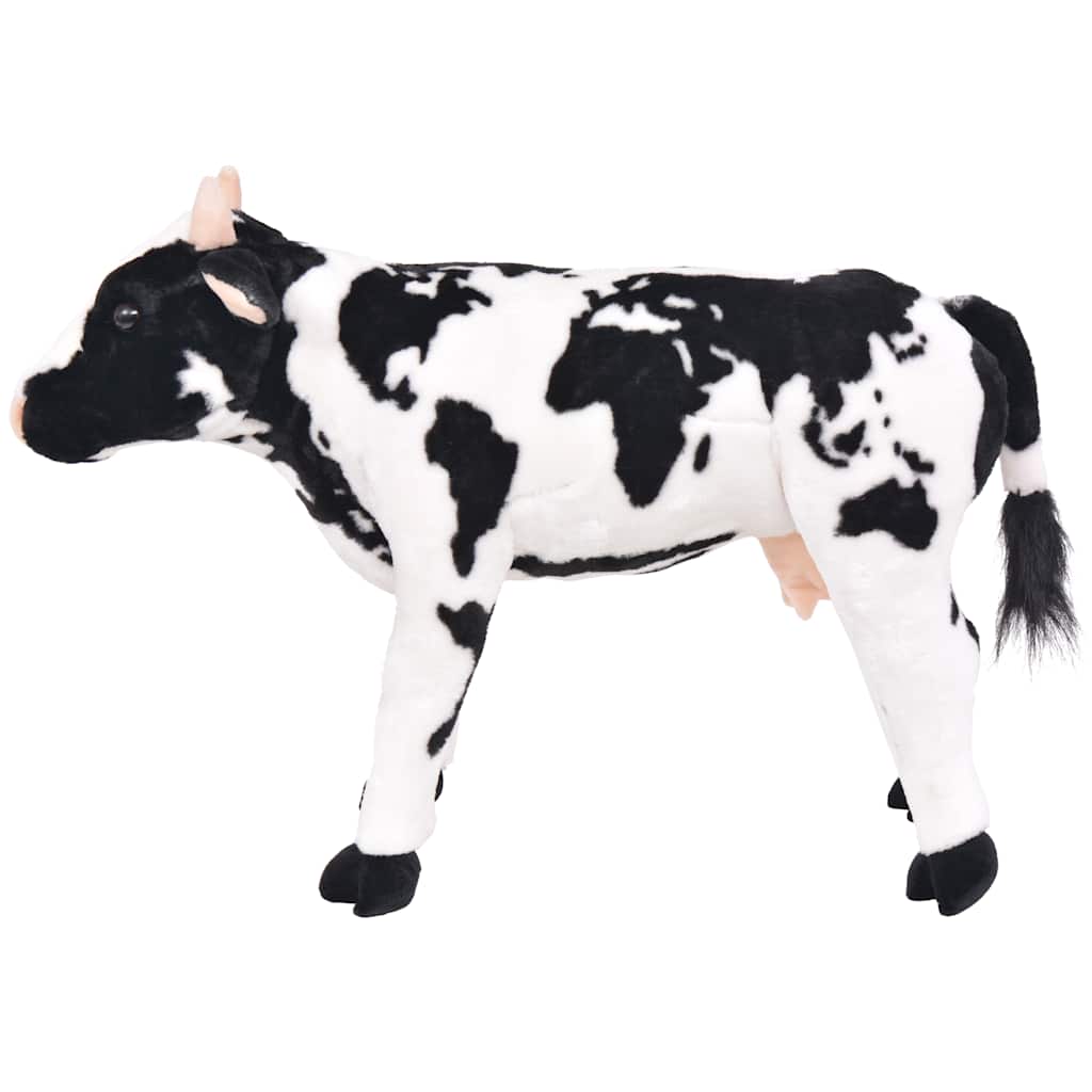 Peluche vache debout en tissu xxl noir et blanc - number 2.