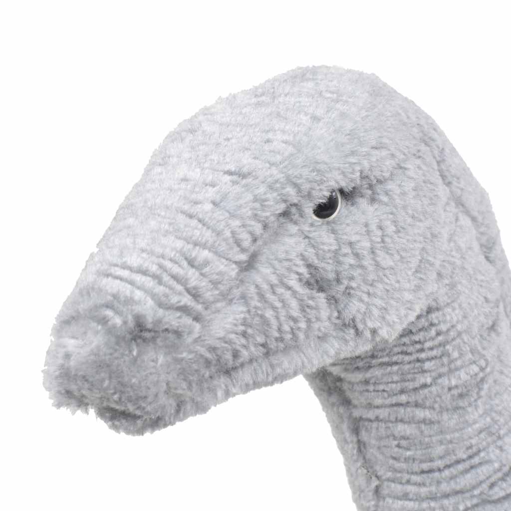 Peluche brachiosaure debout en tissu xxl gris - number 3.