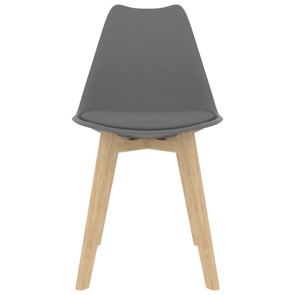 Spisebordsstole stk. plastik - grå, 4 - number 3.