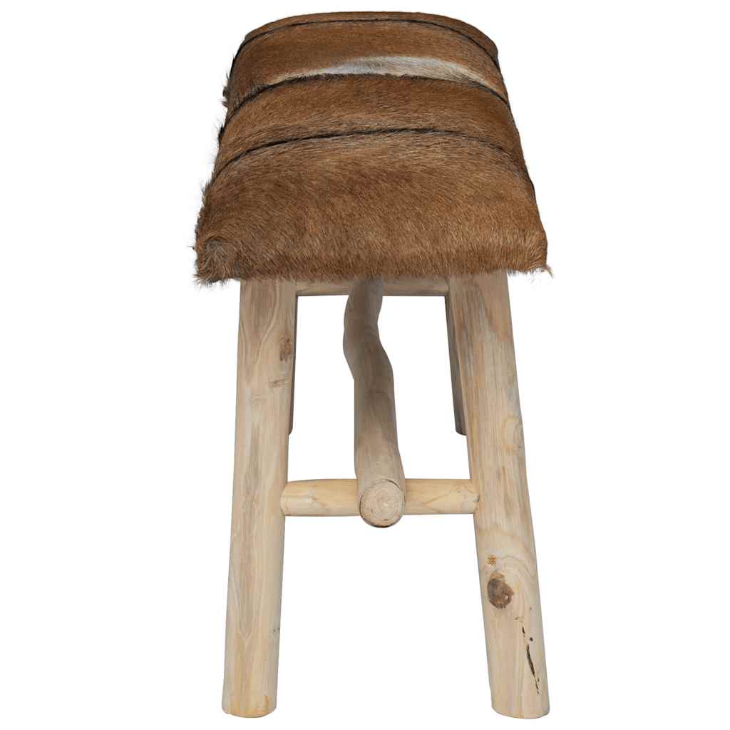 Ławka w prawdziwej skórzanej herbaty - number 3.