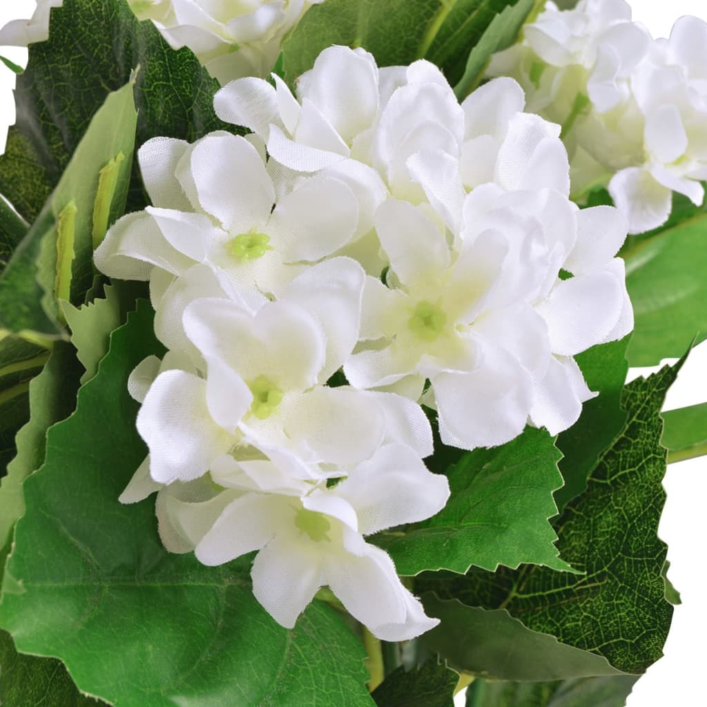 Artificial hydrangea plant with flower pot 60 cm - white, 1, hydrangea/60 cm - number 2.