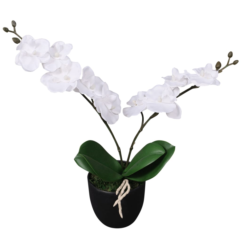 Artificial orchid potted plant - number 1.