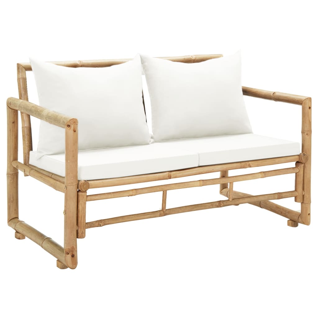 2-personers havesofa med hynder bambus - number 1.