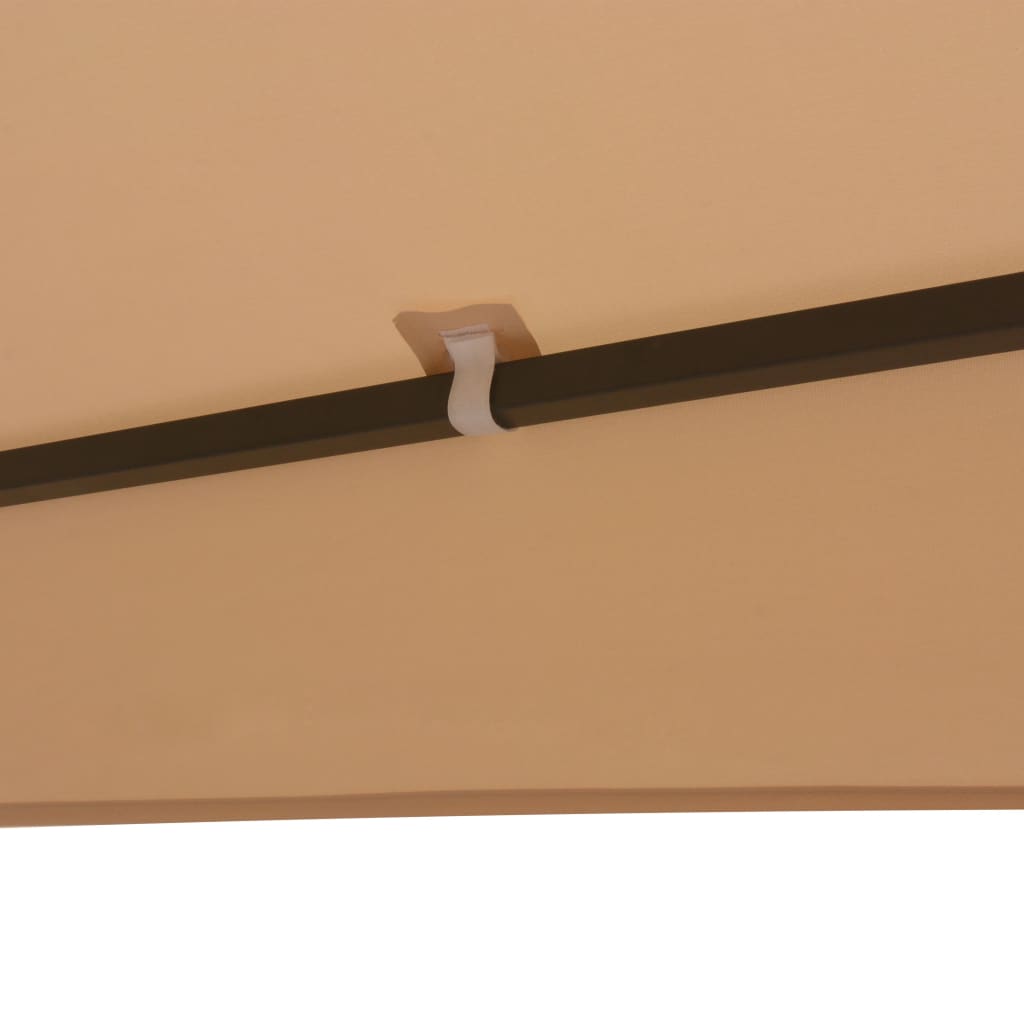 Sjenica s nadstrešnicom šesterokutna bež 323x265 cm - number 4.