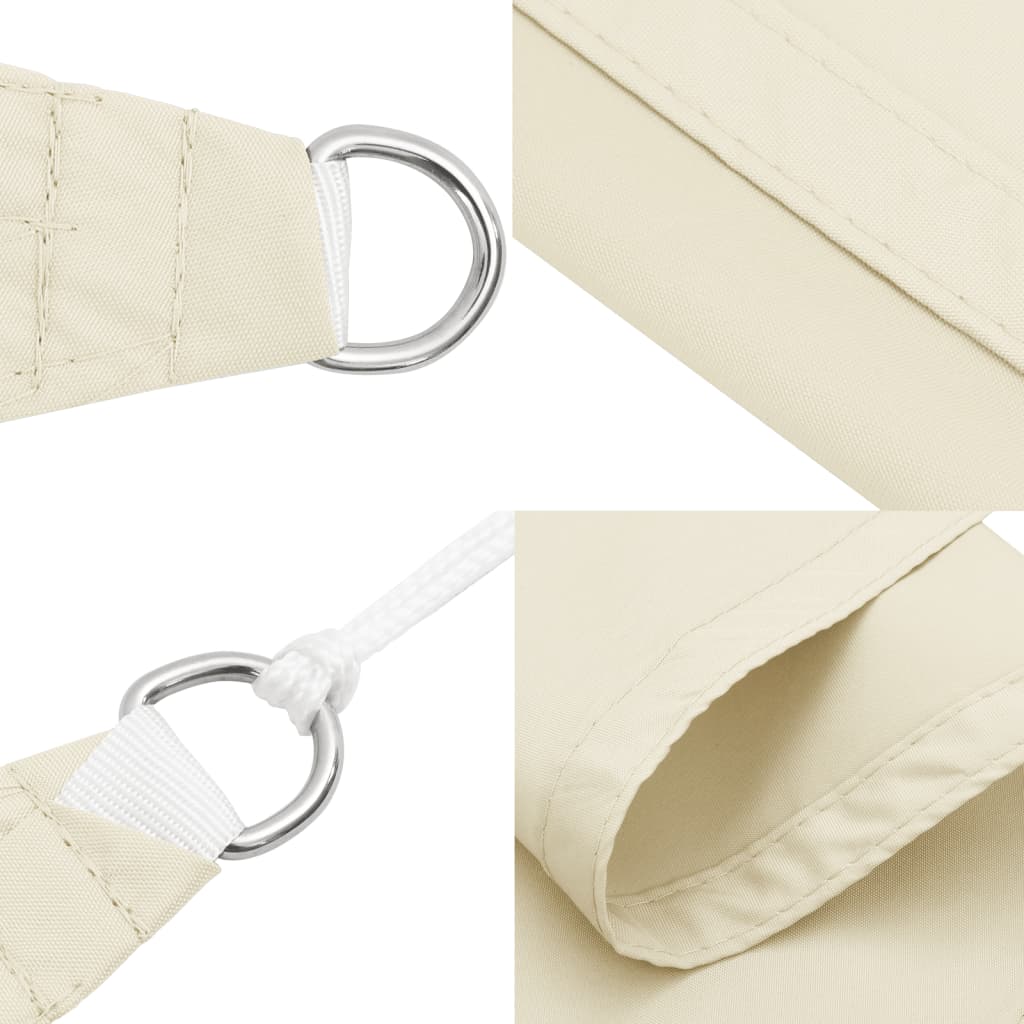 Parasol oxford fabric square cream colored - cream, 2 x 2 m, 1 - number 6.