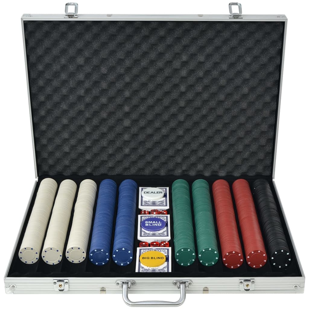 Coffret de poker avec 1 000 jetons en aluminium - 4, 1000 - number 1.