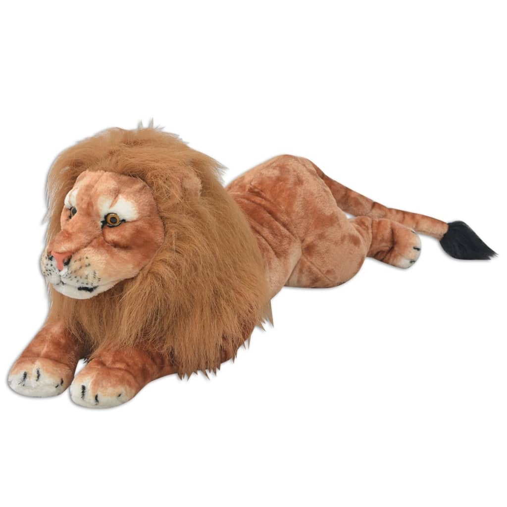 Peluche lion xxl tissu peluche marron - number 1.