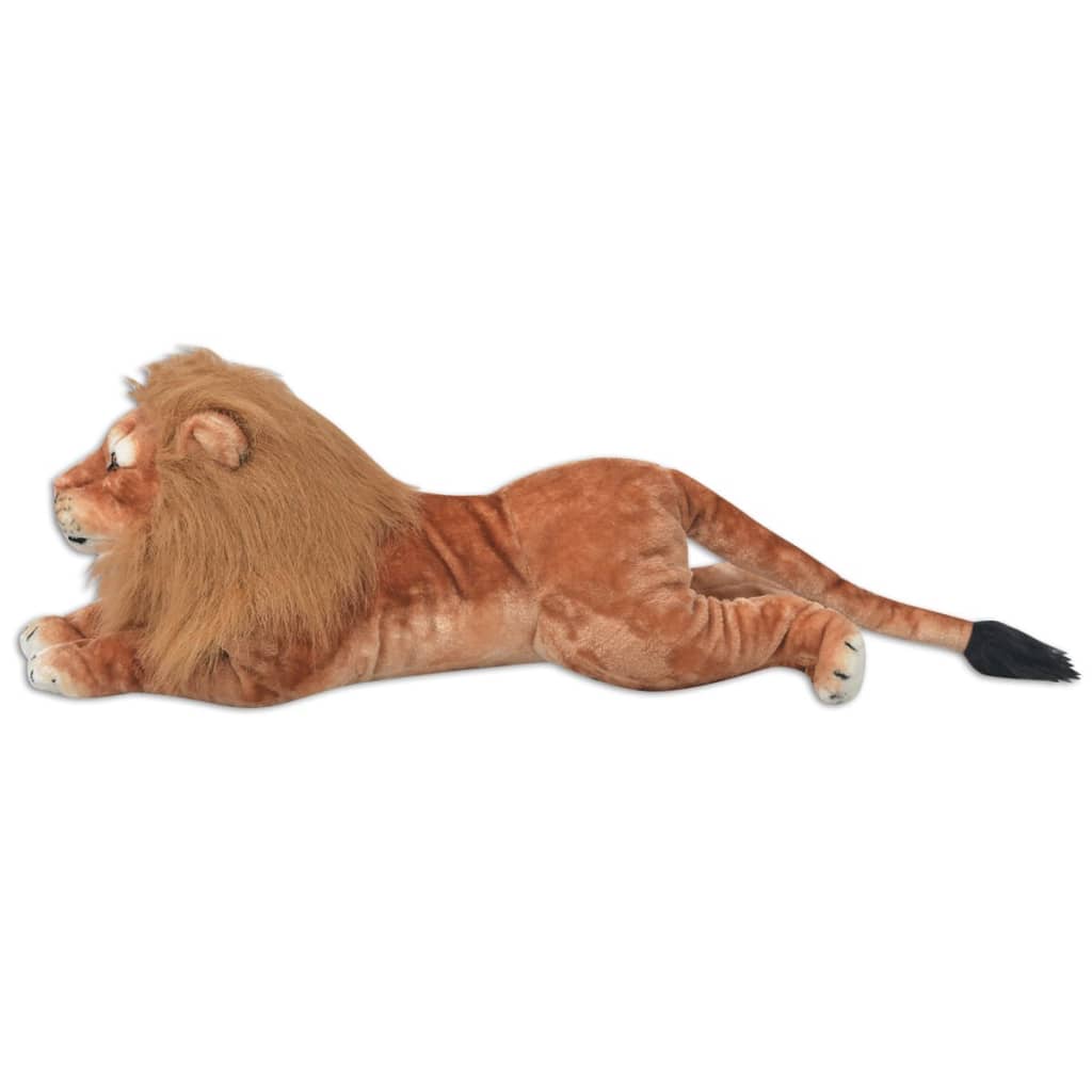 Peluche lion xxl tissu peluche marron - number 2.