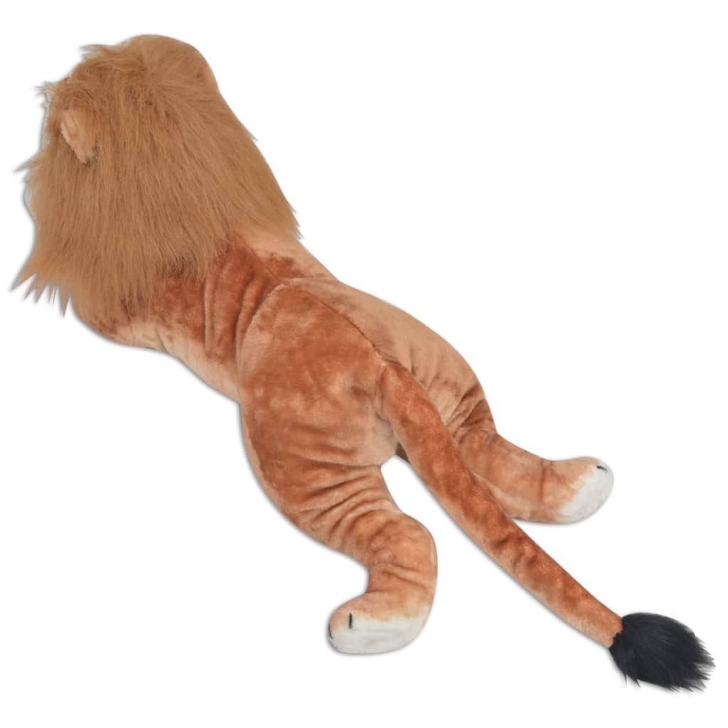 Peluche lion xxl tissu peluche marron - number 3.