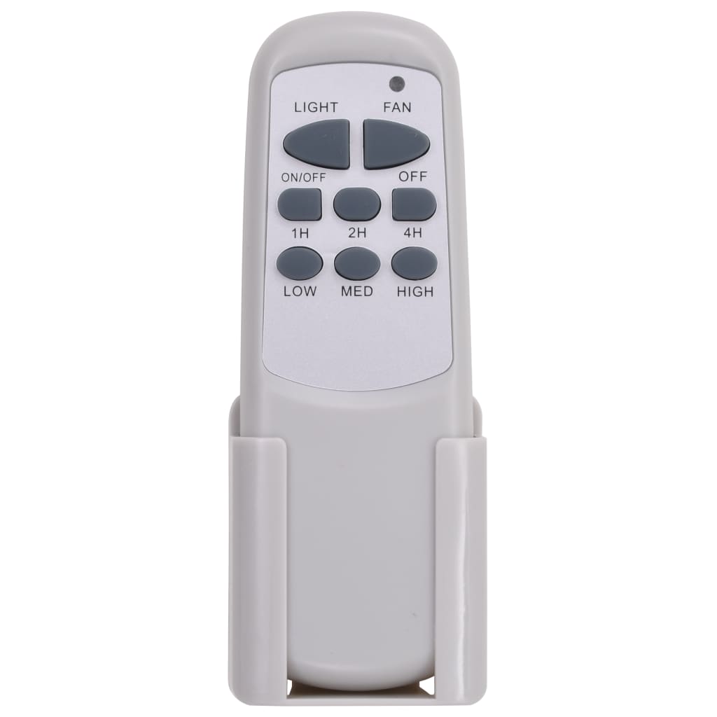 Dekorativ loftventilator med lys 128 cm hvid - number 11.