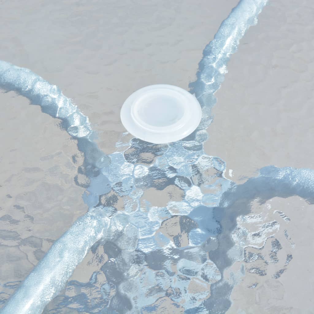 Vanjski stol za blagovanje 5 dijelova čelik crni - number 3.